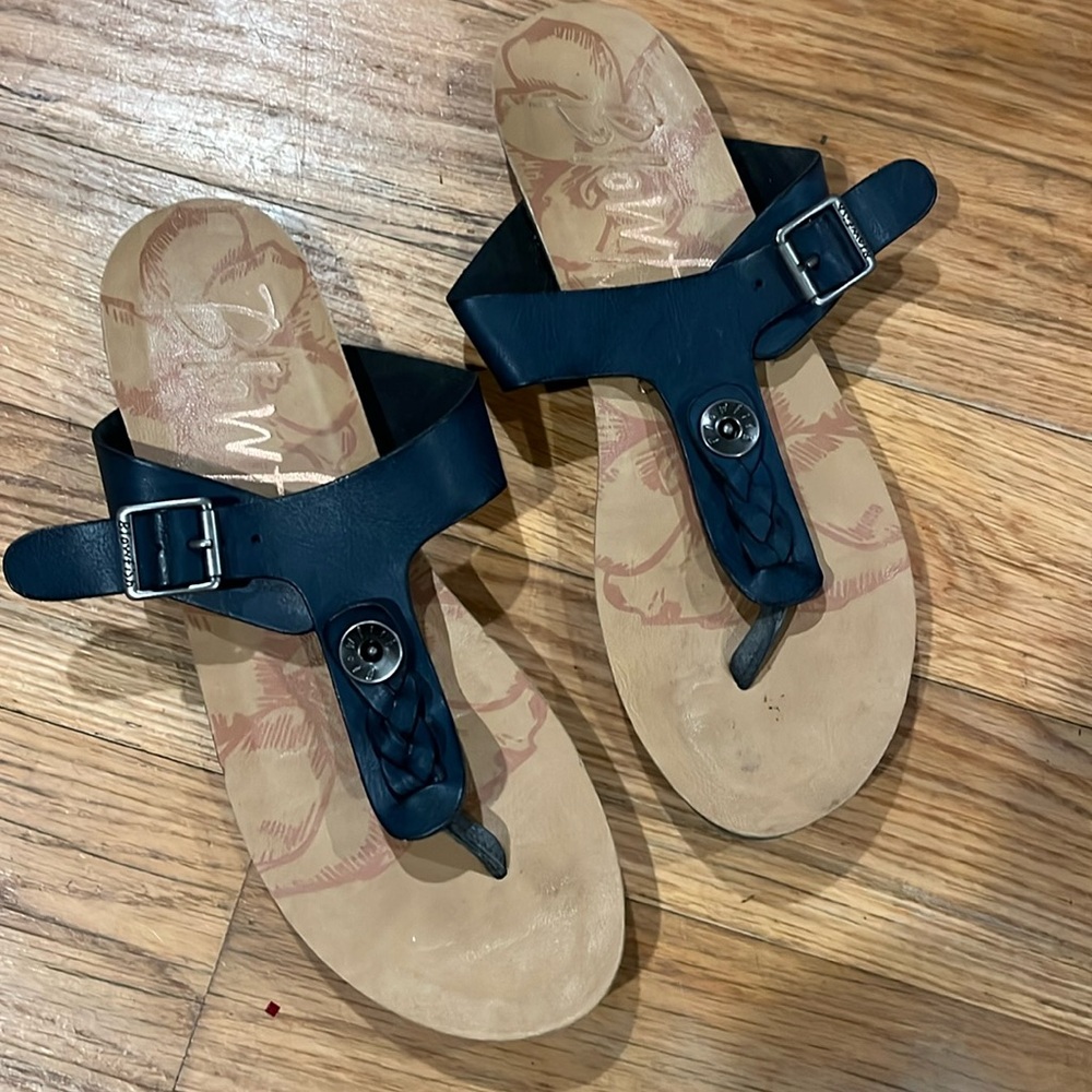 EUC Blowfish Navy Sandals - Size 7.5